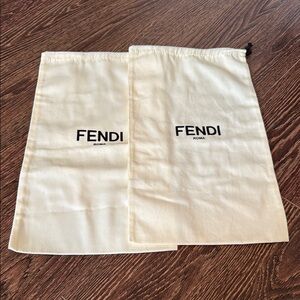 Fendi Cream Storage Bags
